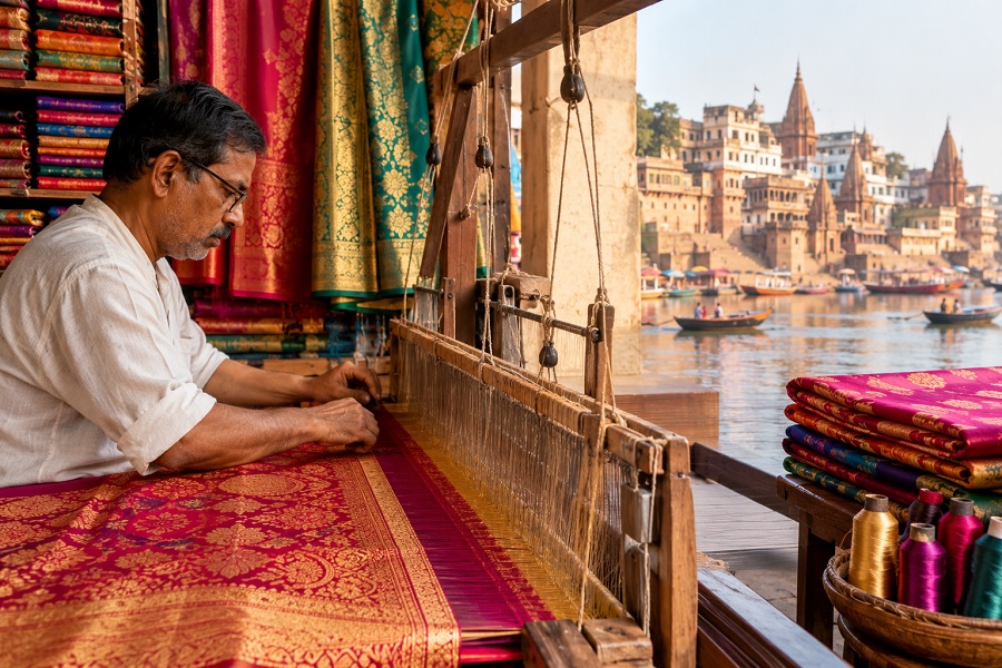 Exploring Banarasi Silk Heritage: Traditional Sarees, Skilled Artisans, and Varanasi�s Cultural Legacy